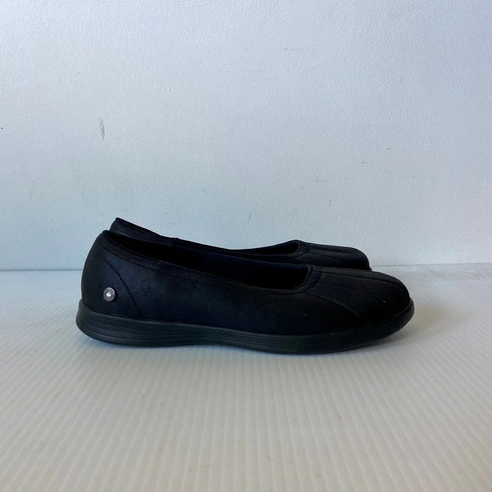 Skechers On The Go Dreamy Upscale Skimmer Flats Black Womens 7